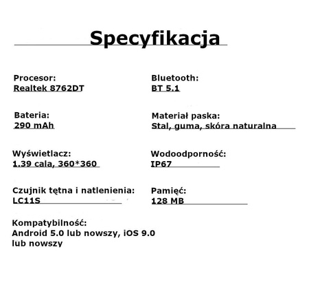 Zegarek Gravity Smart Watch GT4-1