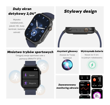 Zegarek Gravity Smart Watch GT15-2