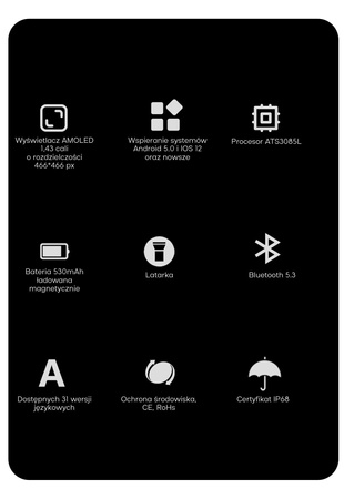 Zegarek Gravity Smart Watch GT24-2 