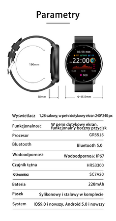 Zegarek Gravity Smart Watch GT1-1