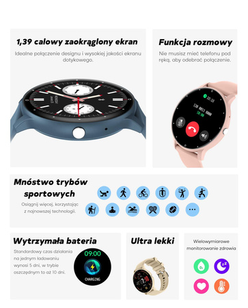 Zegarek Gravity Smart Watch GT1-6 PRO