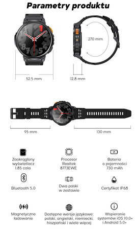Zegarek Gravity Smart Watch GT23-5