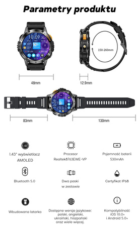 Zegarek Gravity Smart Watch GT22-5