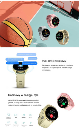 Zegarek Gravity Smart Watch GT2-8