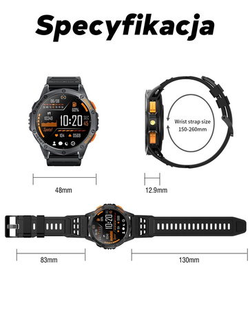 Zegarek Gravity Smart Watch GT24-3 
