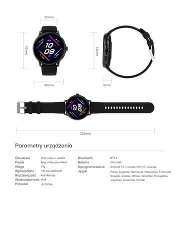 Zegarek Gravity Smart Watch GT12-4