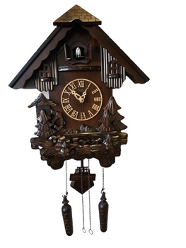 Zegar kukułka Adler 24017 orzech