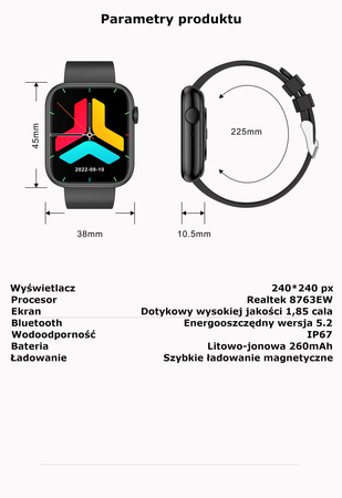 Zegarek Gravity Smart Watch GT3-3