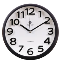 Zegar kw. WC 34001 Czarny