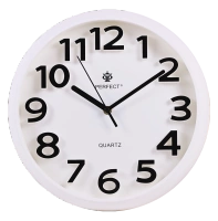 Zegar kw. WC 34001 Biały